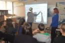 <p>To fill the gaps was one of the tasks on interactive whiteboard</p>