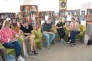<p>Three groups gave their recommendations for different age people about reading</p>